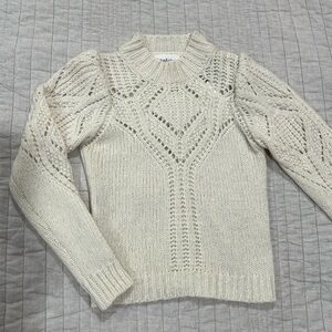 Ba&sh NWT Telio Jumper Sweater Off White size Small. Made in Italy